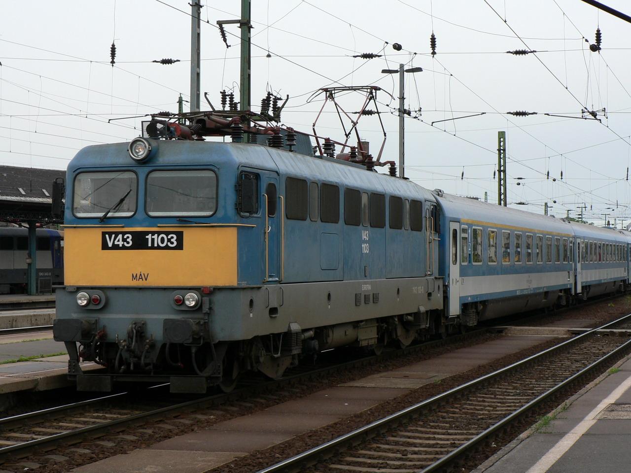 Electric locomotive N° V43 1110, Boedapest