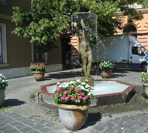 Vizjatek-szobor es diszkut, Boedapest